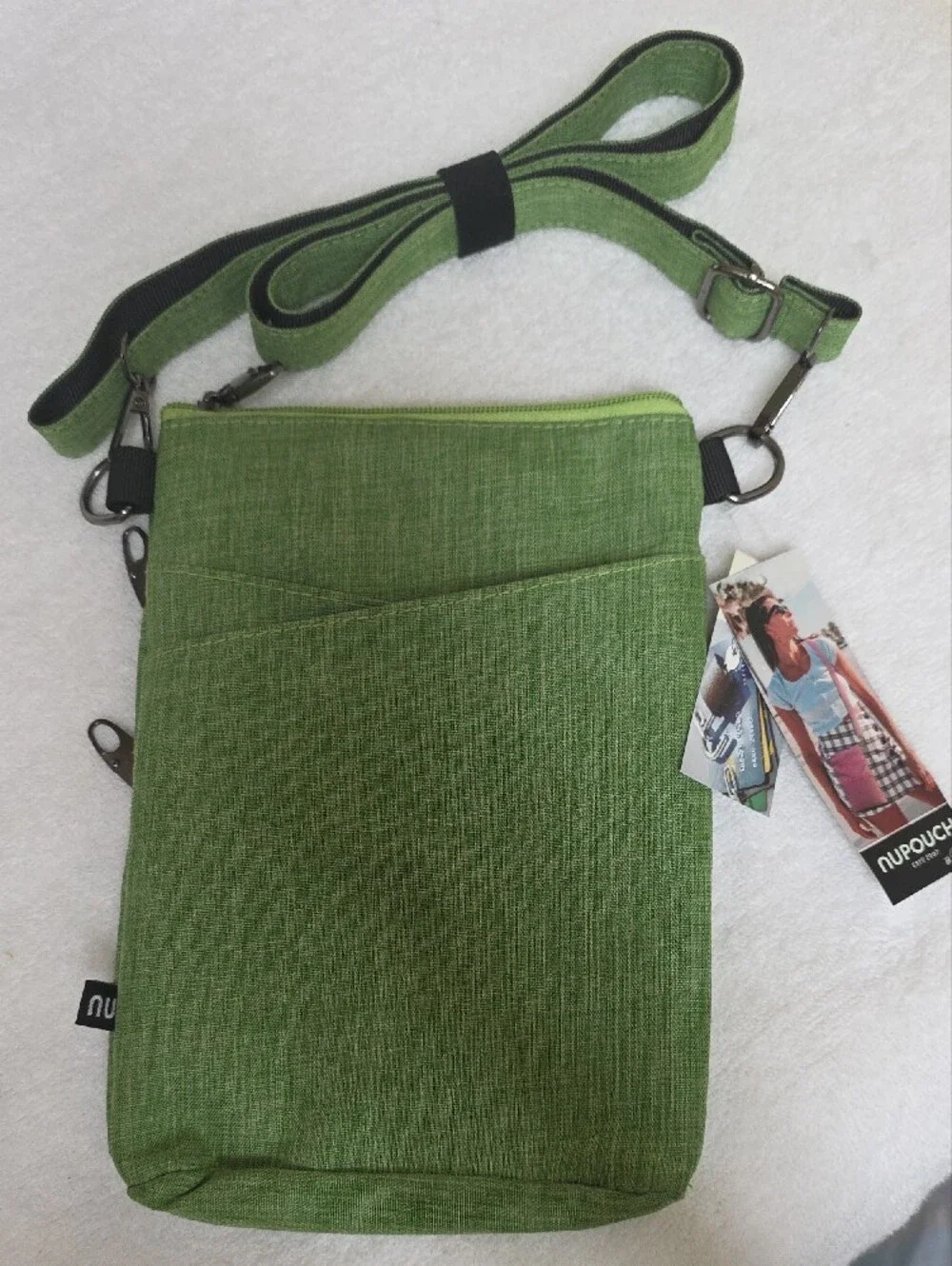 Nupouch Anti-Theft Crossbody Bag with Adjustable Strap